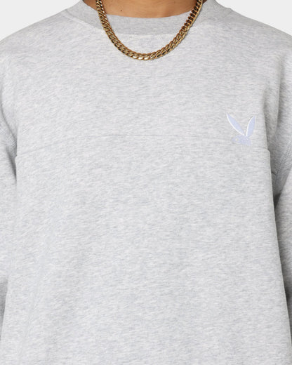 HUF X Playboy Rabbit Head Crew Grey Heather