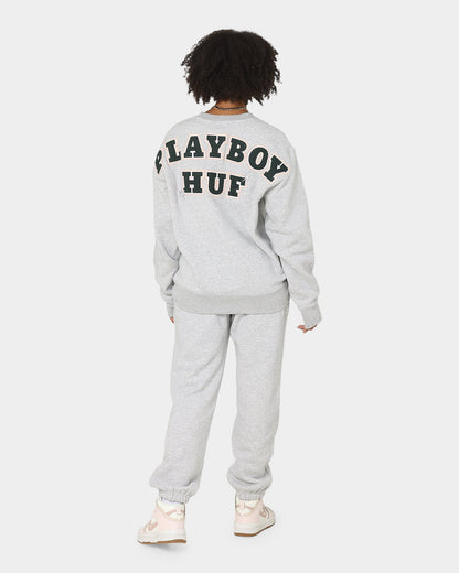 HUF X Playboy Rabbit Head Crew Grey Heather