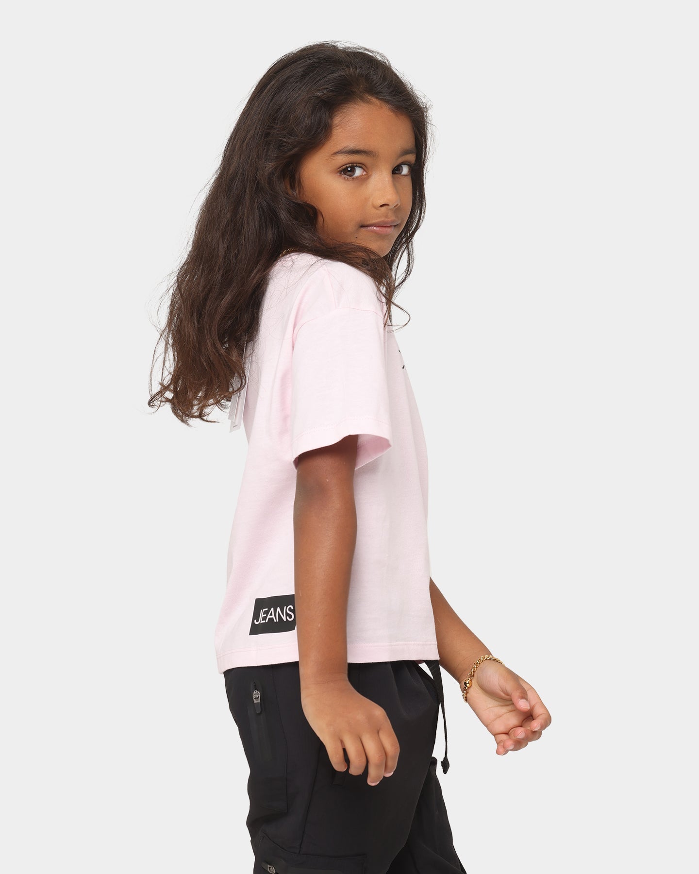 Calvin Klein Kids' Institutional Logo Boxy T-Shirt Sweetest Pink