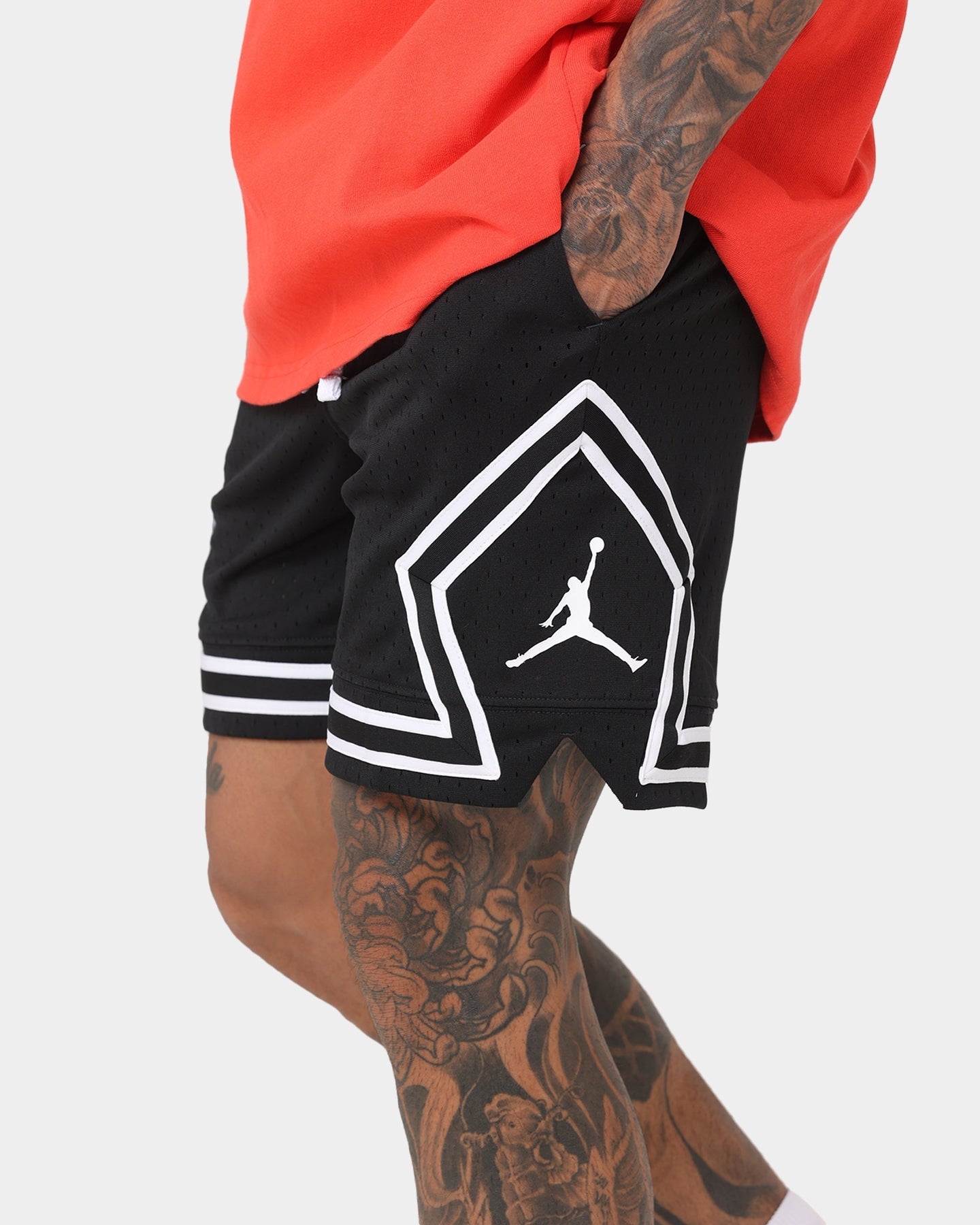 Jordan Dri-FIT Sport Diamond Shorts Black/White