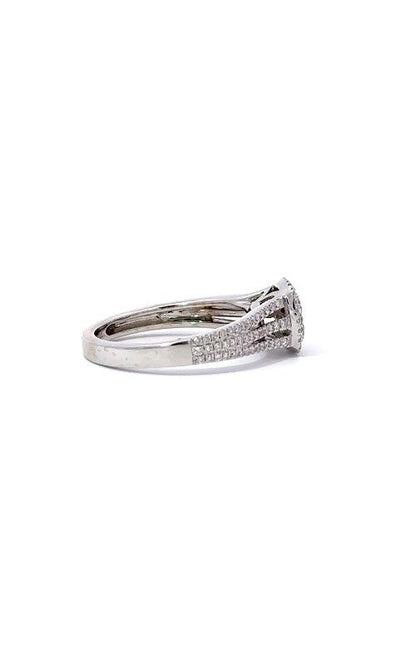 18K WHITE GOLD DIAMOND ENGAGEMENT RING  G12099