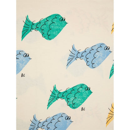 Bobo Choses White Multicolor Fish All Over T-Shirt