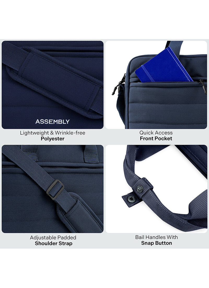 Float Messenger | Cobalt | Premium Laptop Bag