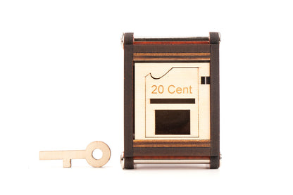 20 Cent Box - Secret Opening Money Puzzle box