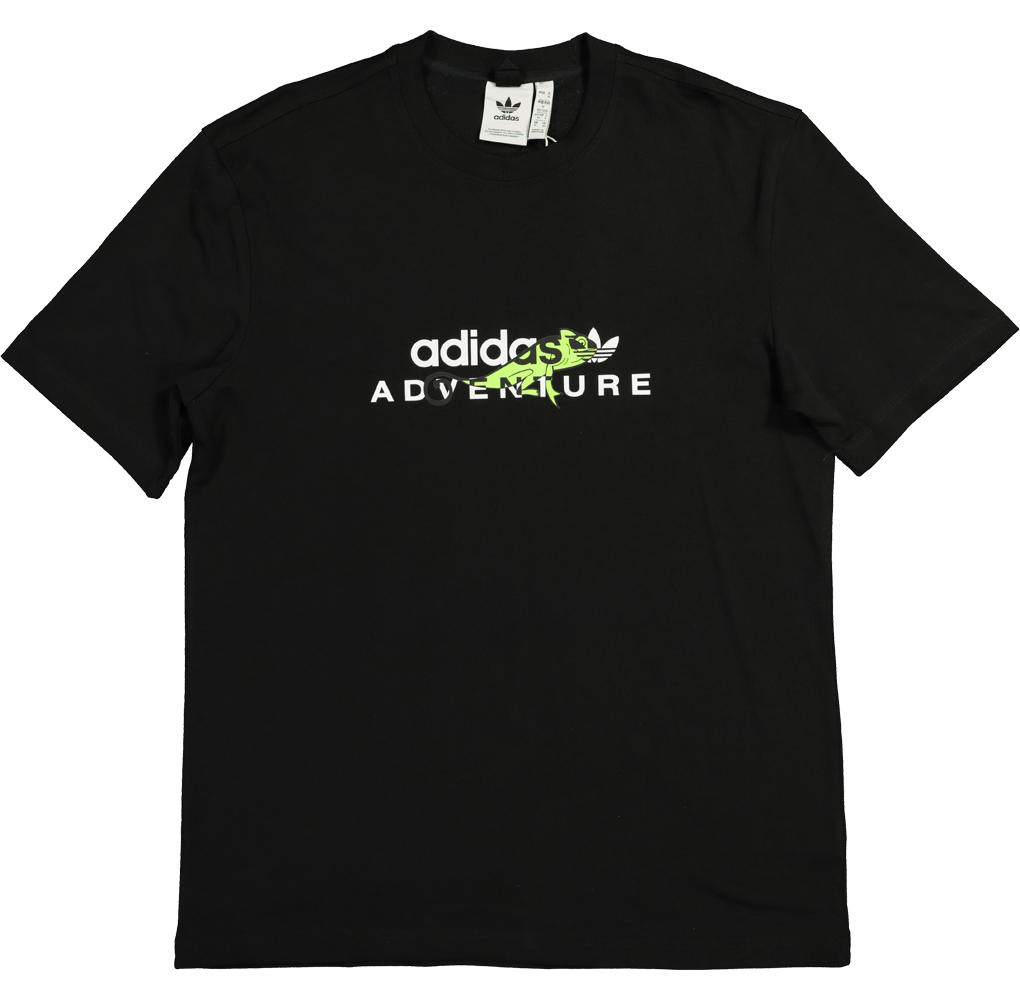 Adidas Adventure Logo T-Shirt Black