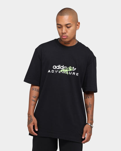 Adidas Adventure Logo T-Shirt Black