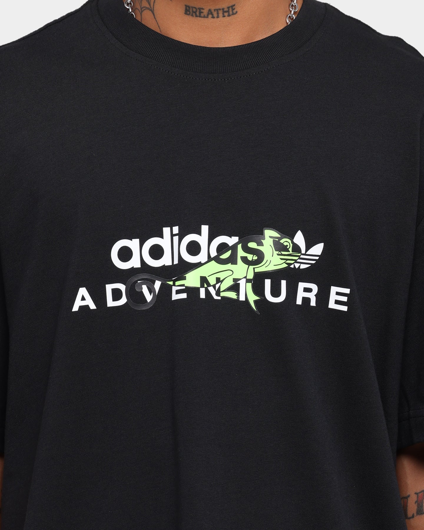 Adidas Adventure Logo T-Shirt Black