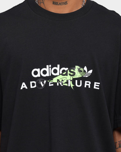 Adidas Adventure Logo T-Shirt Black