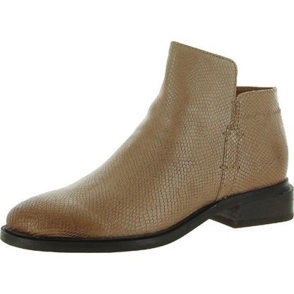 Franco Sarto Womens Napoli Leather Zip Up Booties