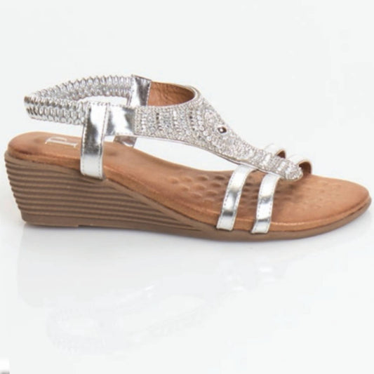 Gemini Sandal In Silver