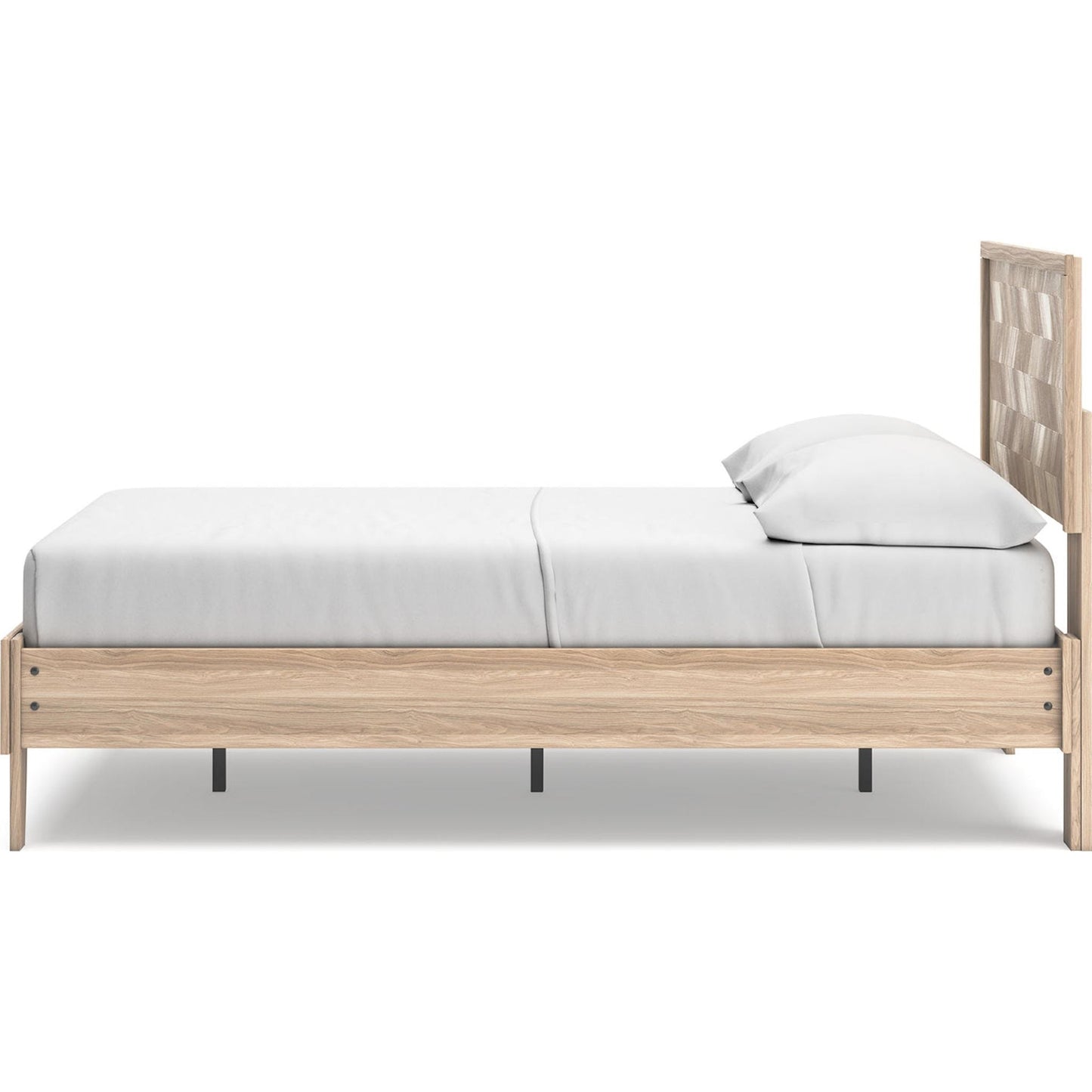 Battelle Full Platform Bed - Tan