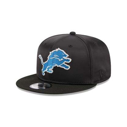 Detroit Lions NFL Satin Black 9FIFTY Snapback