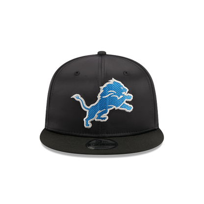 Detroit Lions NFL Satin Black 9FIFTY Snapback