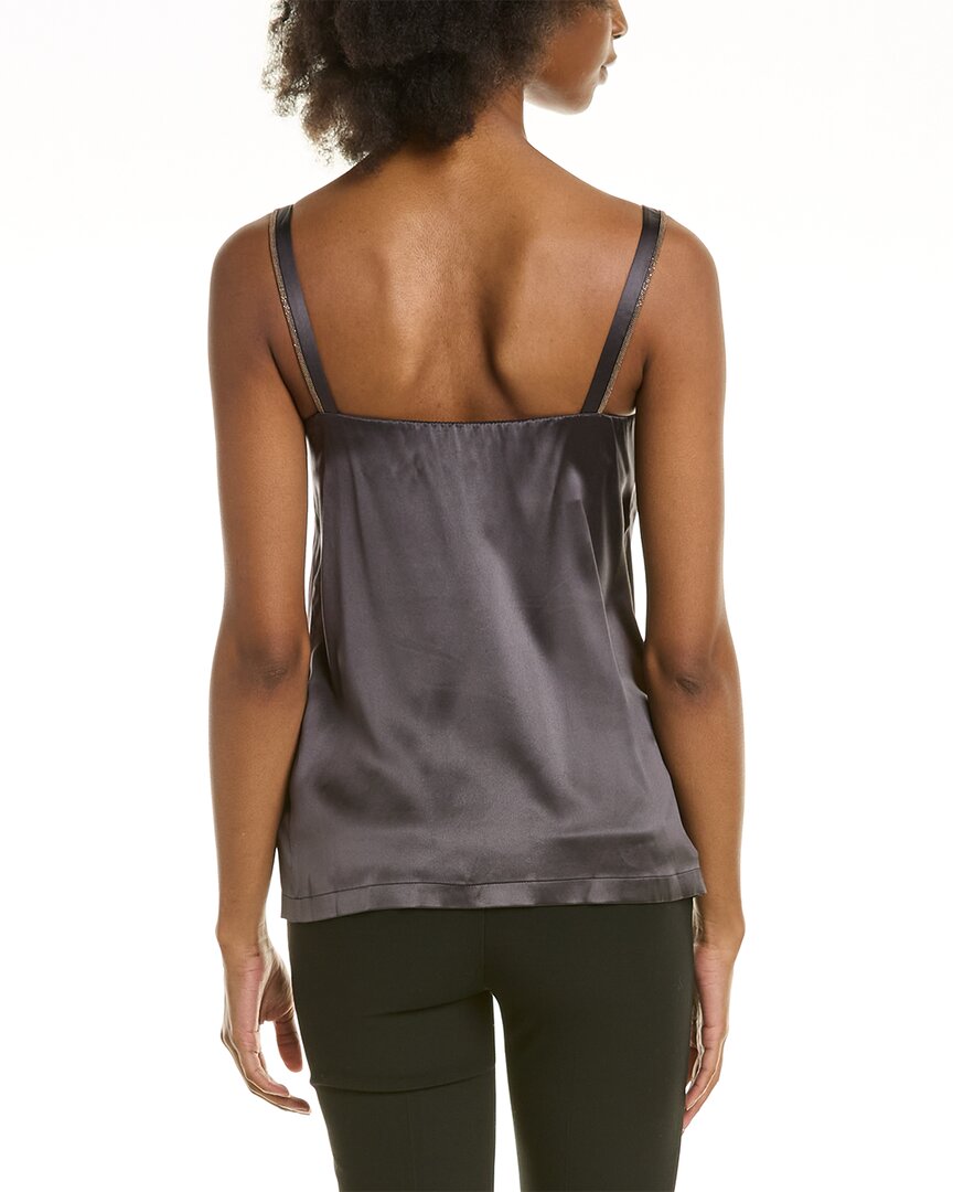 Brunello Cucinelli Silk-Blend Tank Top