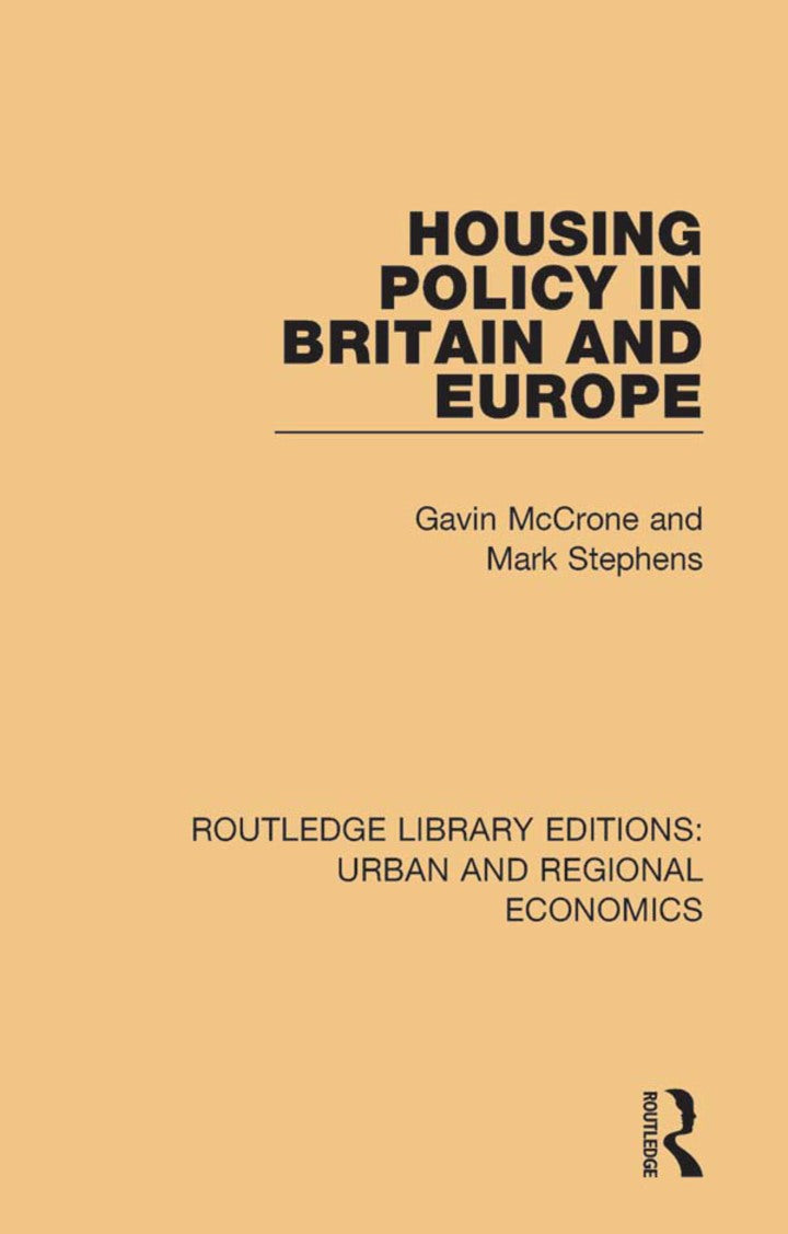 Housing Policy in Britain and Europe 1st Edition  PDF BOOK