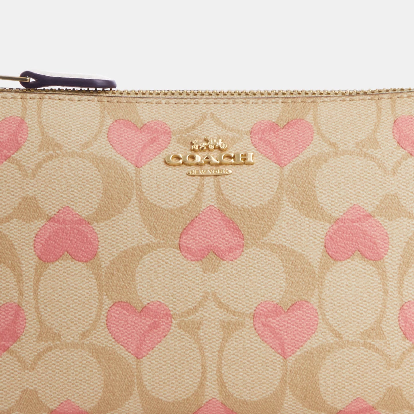 Coach Outlet Nolita 19 In Signature Canvas With Heart Print