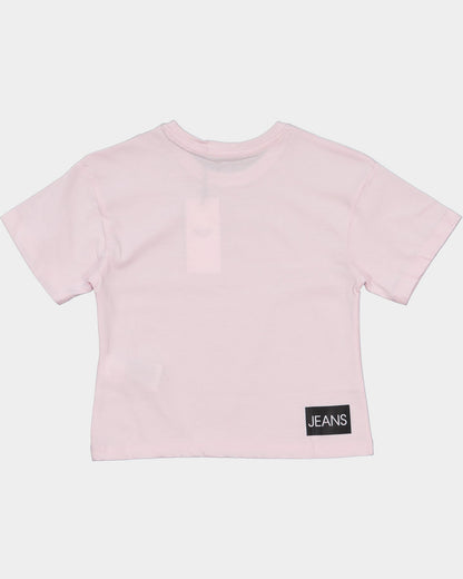 Calvin Klein Kids' Institutional Logo Boxy T-Shirt Sweetest Pink