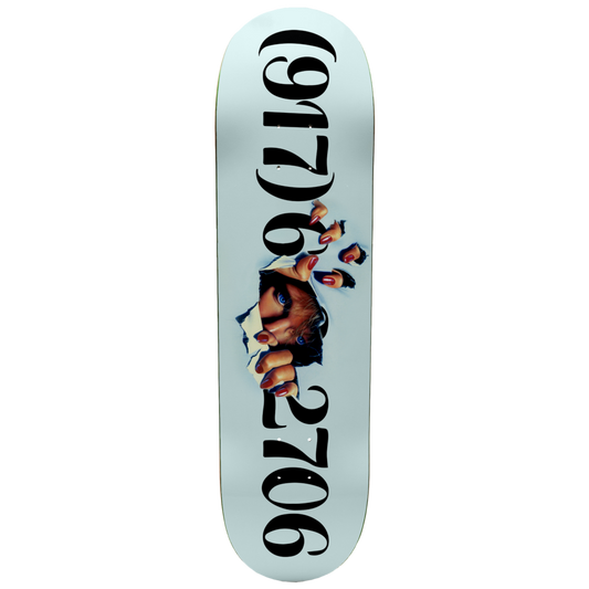 917 Dialtone Ripper Blue Skateboard Deck - 8.25 (Slick)