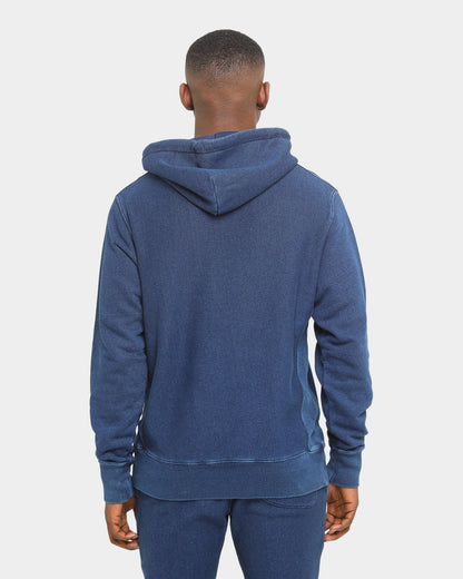 Champion Rev Weave Rebound Hoodie Indigo Washed