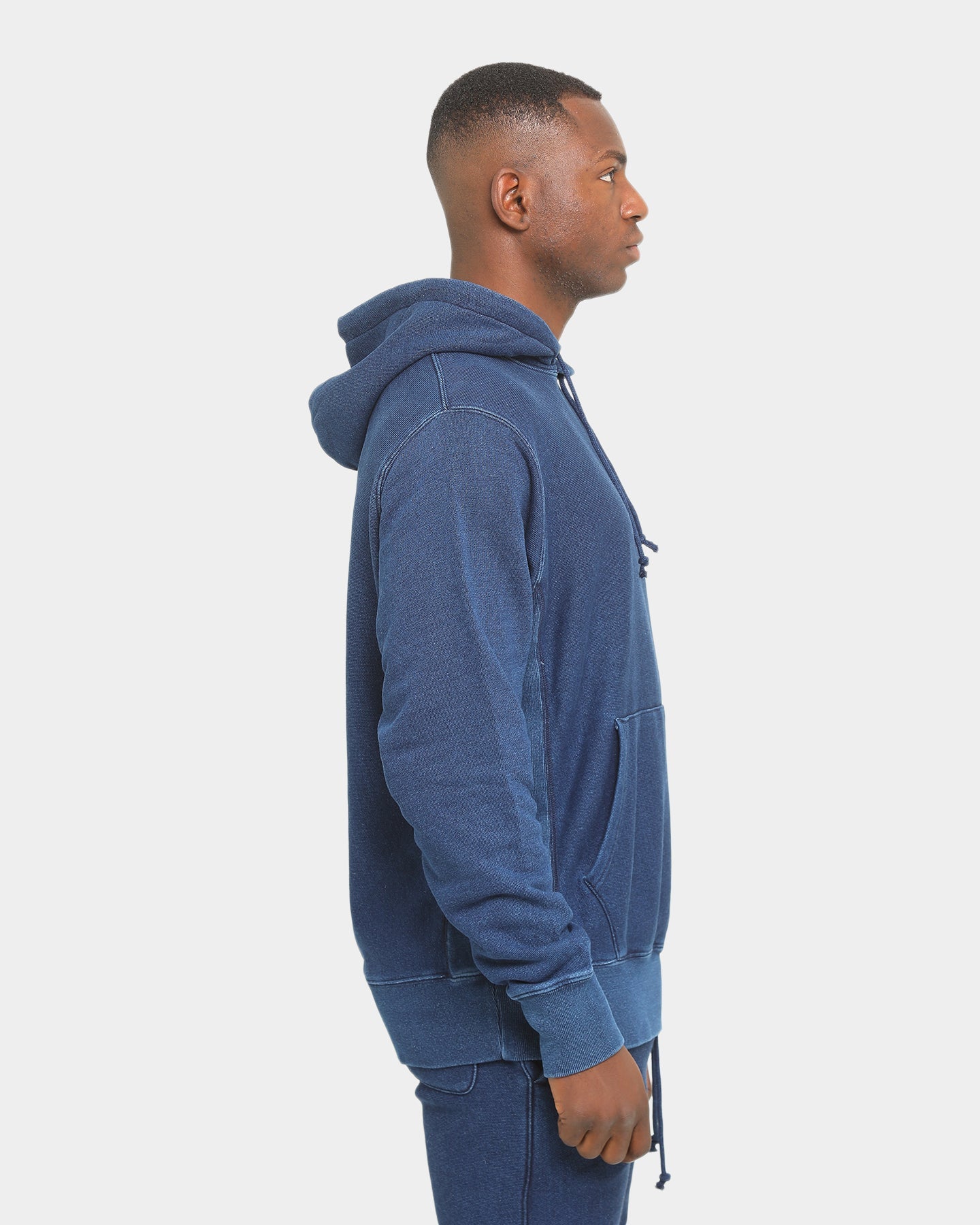 Champion Rev Weave Rebound Hoodie Indigo Washed