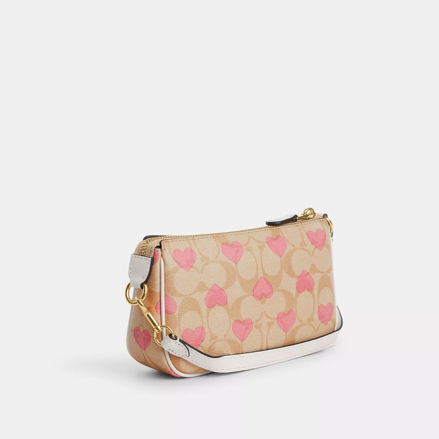 Coach Outlet Nolita 19 In Signature Canvas With Heart Print