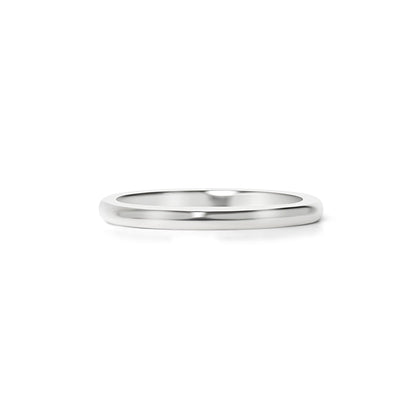 Highly Polished Rounded Stainless Steel Blank Ring 2mm - 6mm / CFR3029