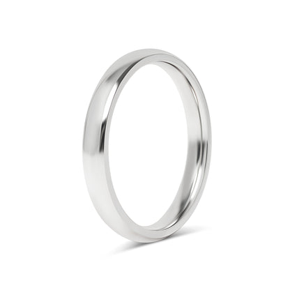 Highly Polished Rounded Stainless Steel Blank Ring 2mm - 6mm / CFR3029