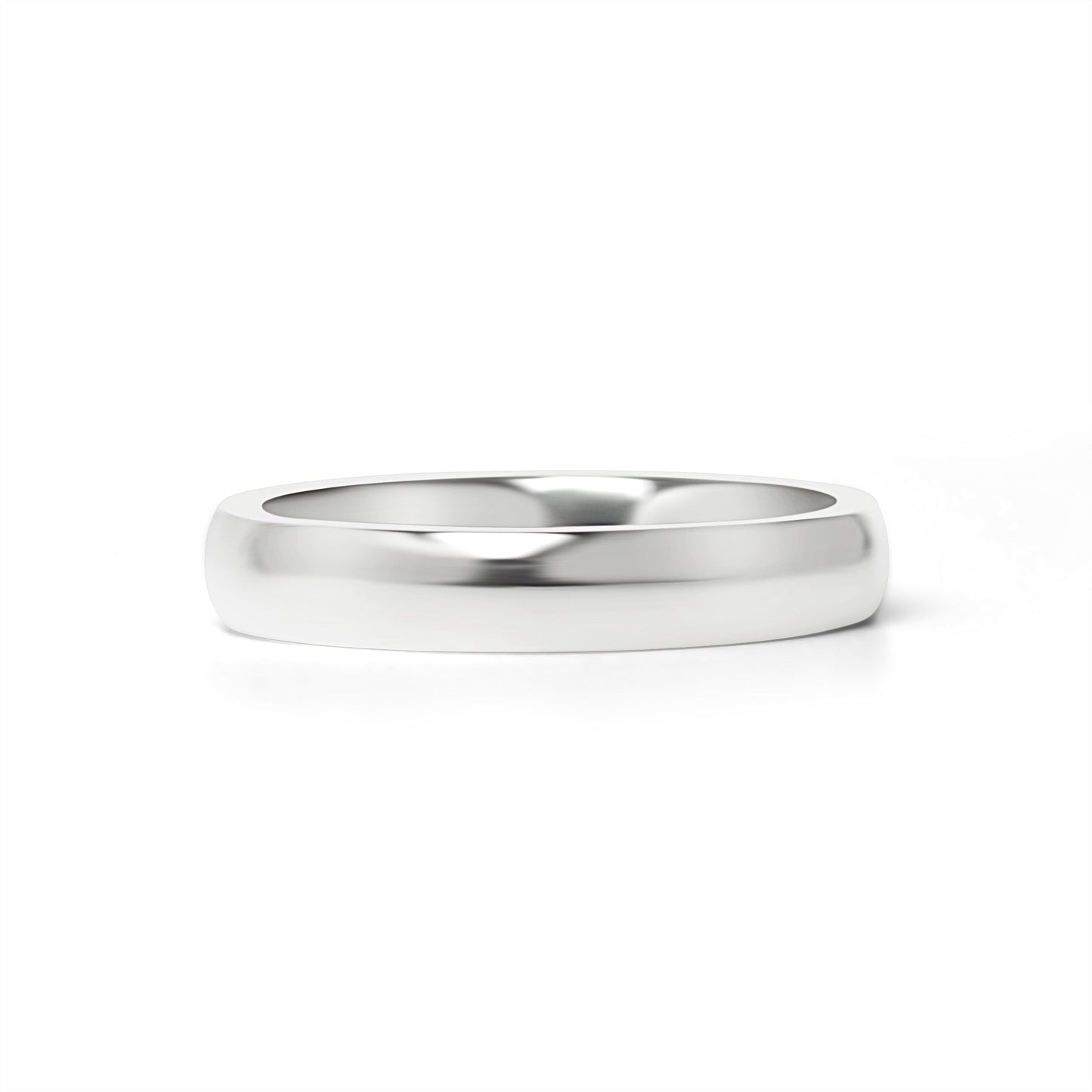 Highly Polished Rounded Stainless Steel Blank Ring 2mm - 6mm / CFR3029