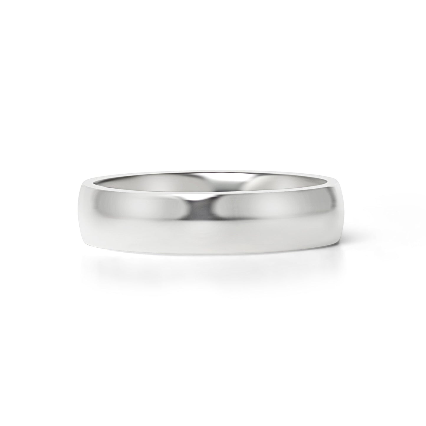 Highly Polished Rounded Stainless Steel Blank Ring 2mm - 6mm / CFR3029