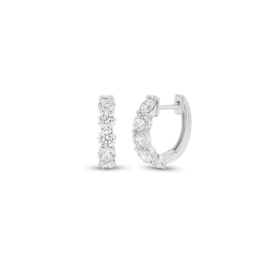 1.58 ct Diamond Huggie Earrings