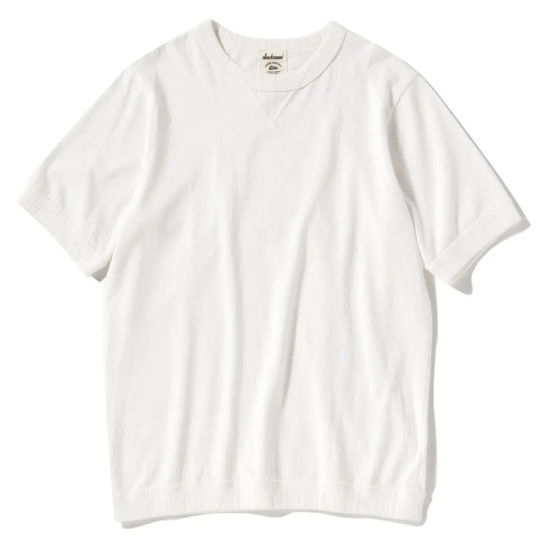 Jackman Rib S/S T-Shirt White