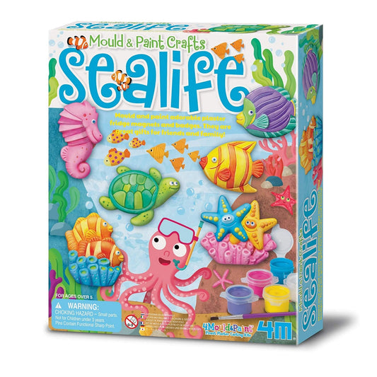 4M Mould & Paint Crafts - Sealife