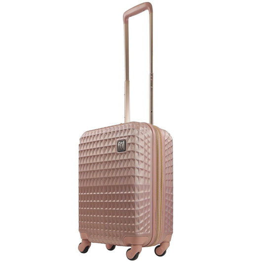 Geo 22" Carry-on Expandable Spinner Rose Gold