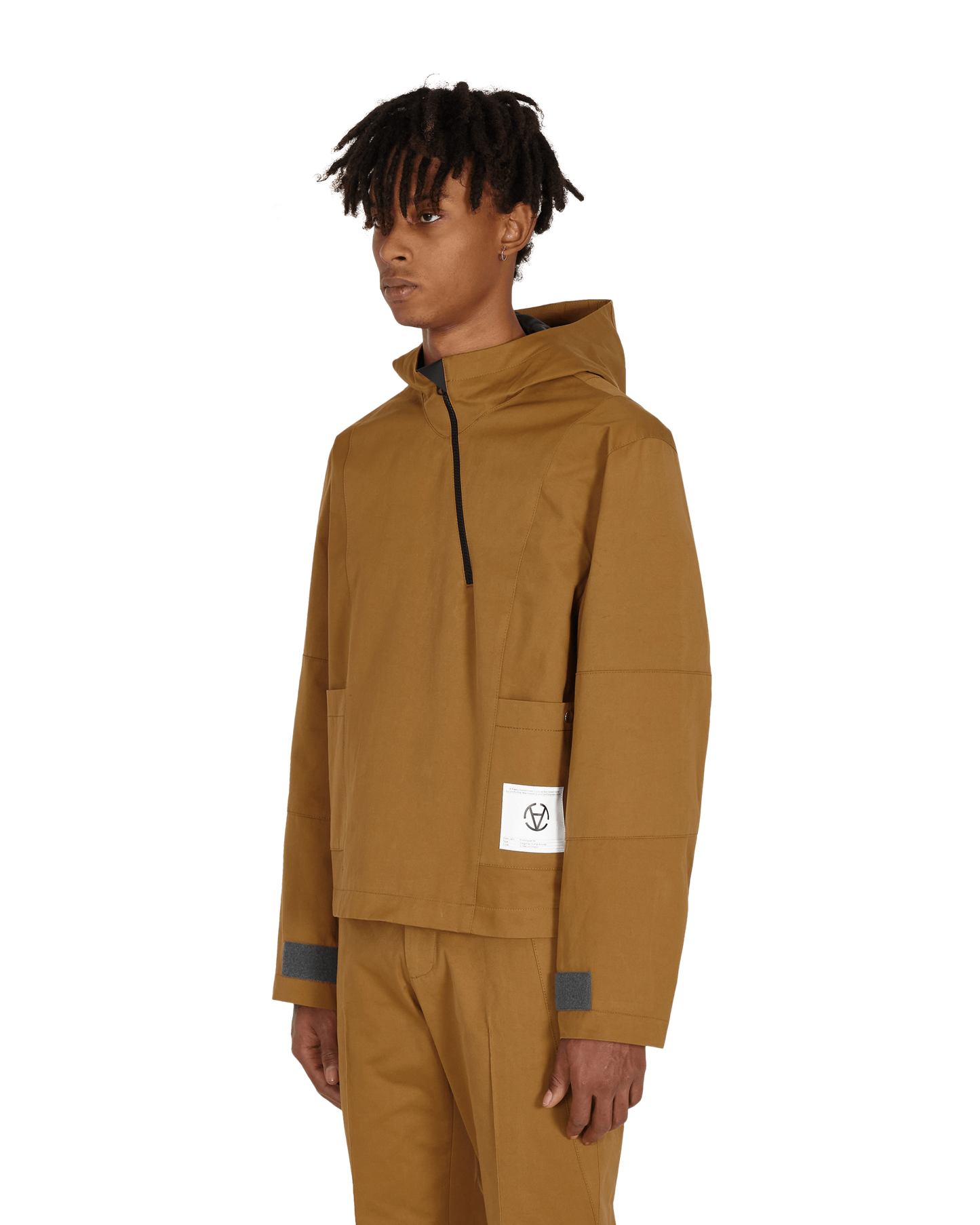 Diagonal Yuma Anorak Brown