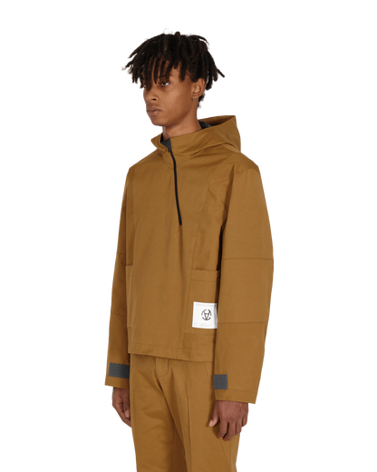 Diagonal Yuma Anorak Brown