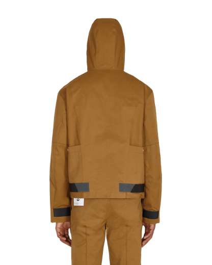 Diagonal Yuma Anorak Brown