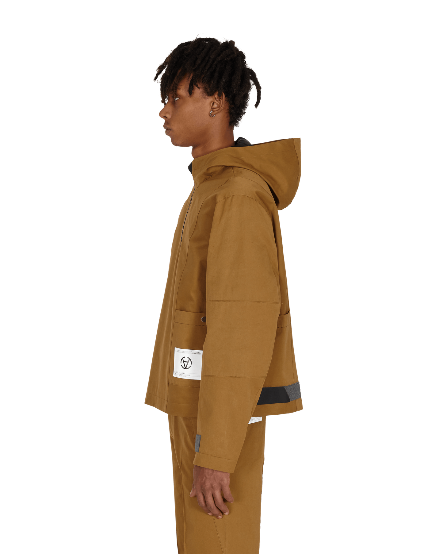 Diagonal Yuma Anorak Brown