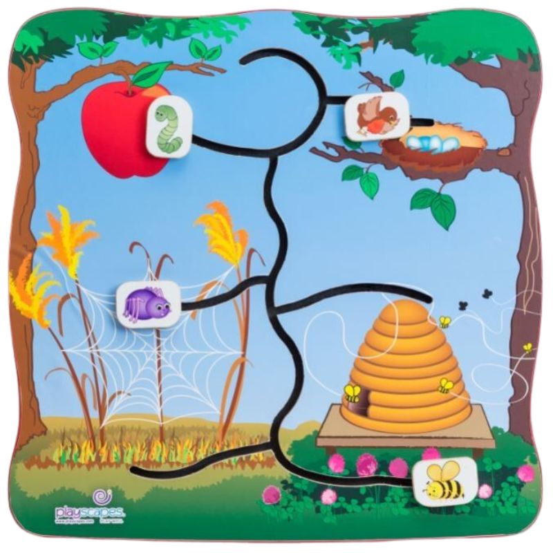 Find My Home Wall Activity Toy