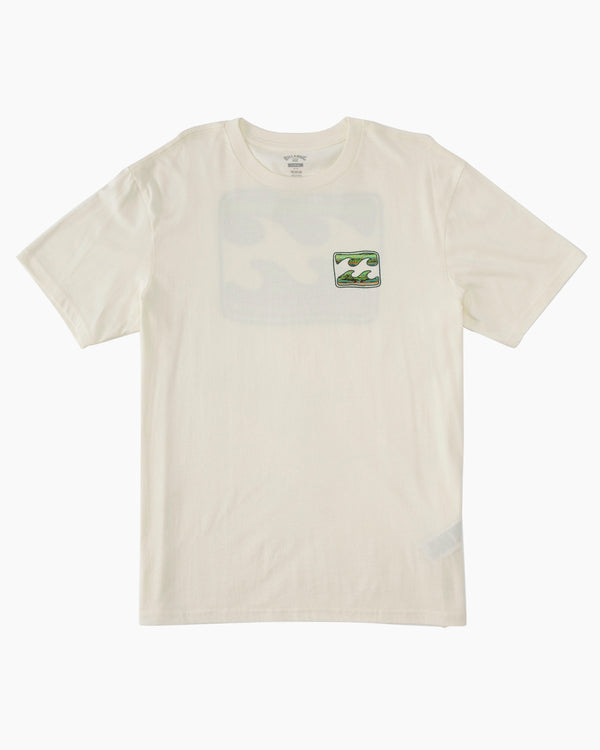 Billabong Toddler Crayon Wave Tee-Off White