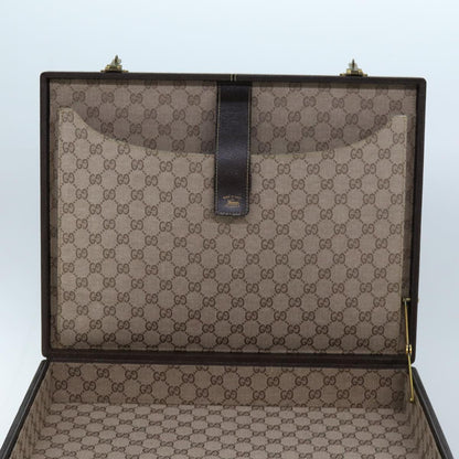 Gucci Sherry  Leather Briefcase Bag (Pre-Owned)