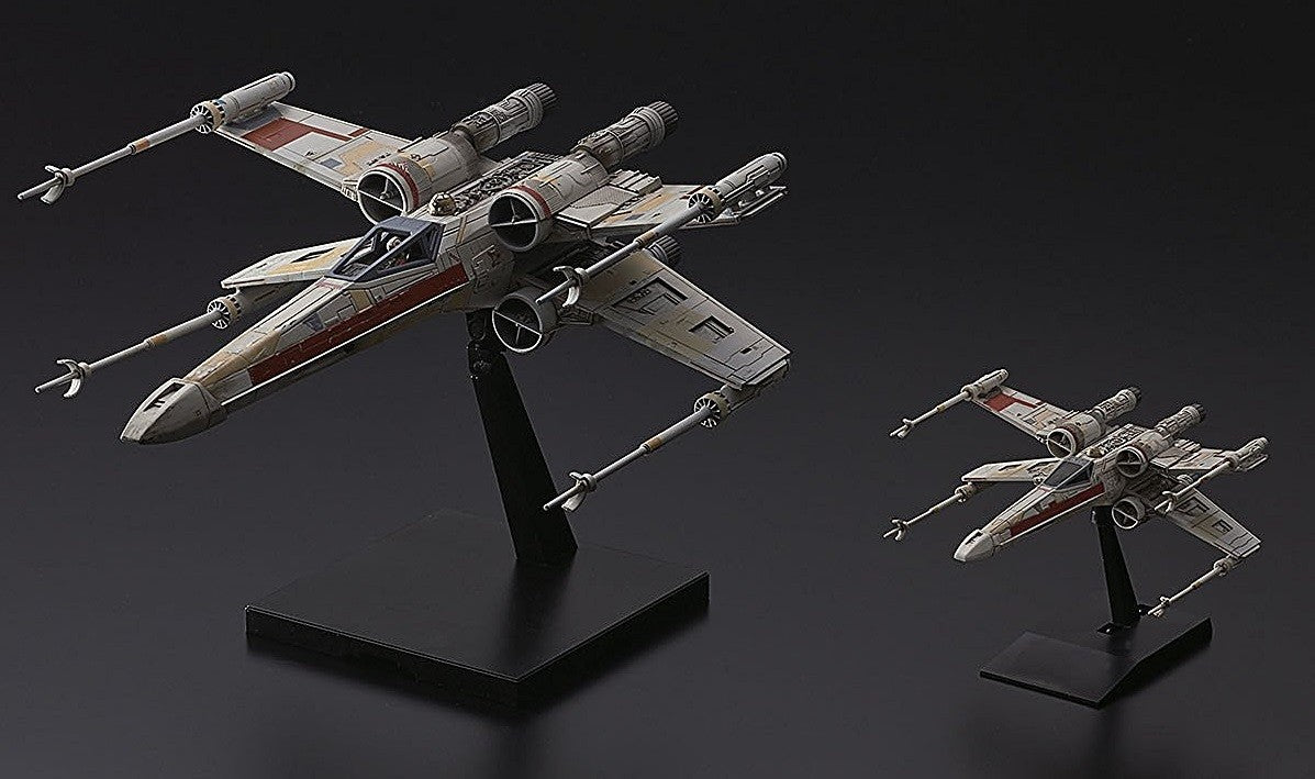 Bandai 1/72 & 1/144 Star Wars Red Squadron X-Wing Starfighter Kits