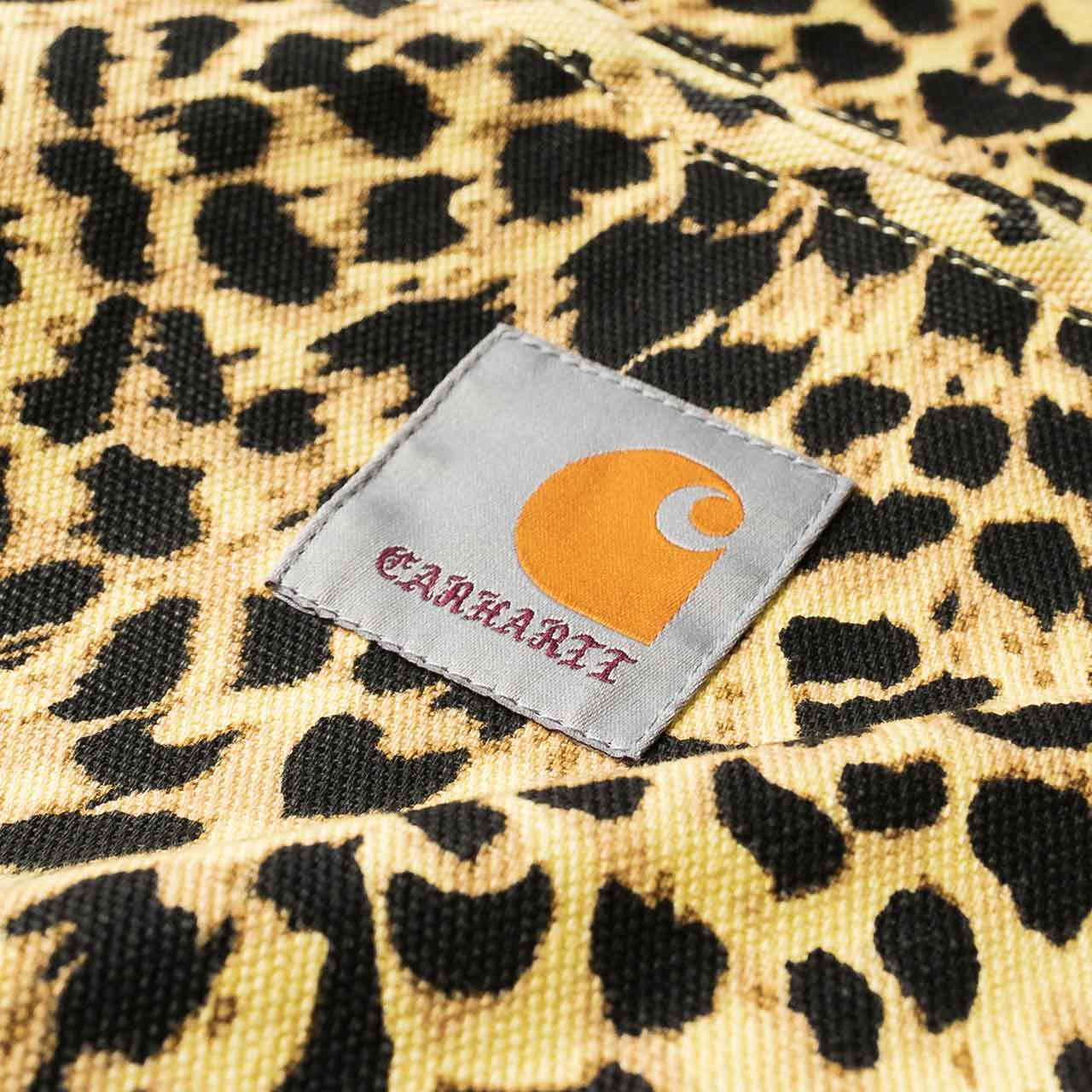 carhartt wip x wacko maria og detroit jacket (leopard print)