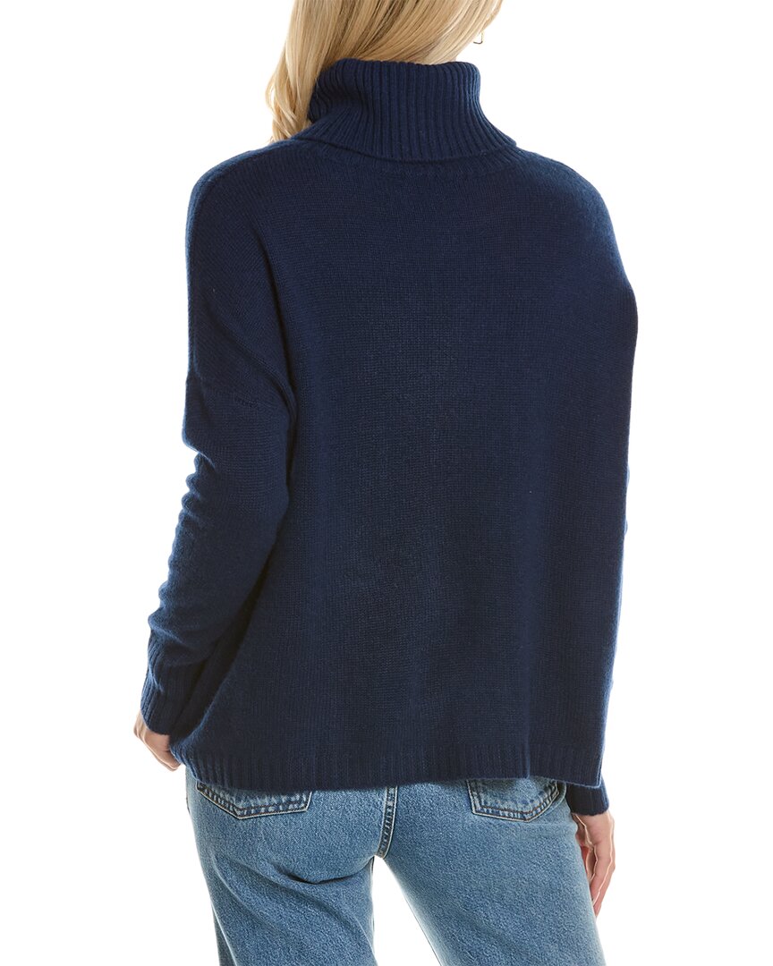 Forte Cashmere Easy Cable Cashmere Popover Sweater