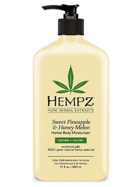 HEMPZ Sweet Pineapple and Honey Melon Herbal Body Moisturizer 17 oz