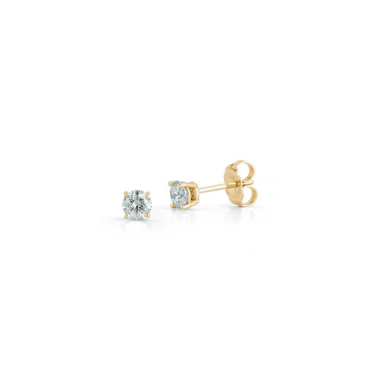 DRD Diamond Solitaire Studs 0.50 Ct. Total Weight