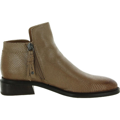 Franco Sarto Womens Napoli Leather Zip Up Booties