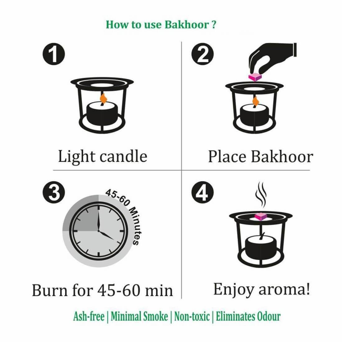 Electrical Bakhoor Burner & 50g Fragrance Paste - Golden