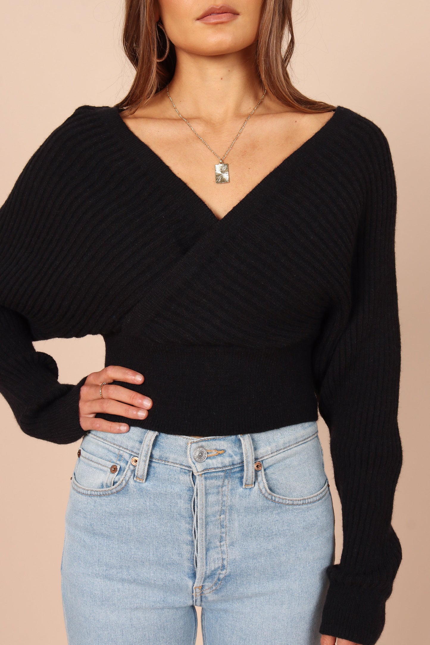 Hilary Knit Sweater - Black