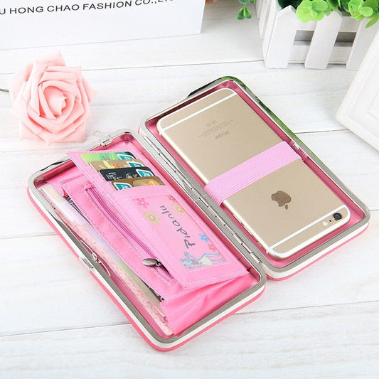 2019 Women Wallets Purses Wallet Brand Credit Card Holder Clutch Coin Purse Cellphone Pocket