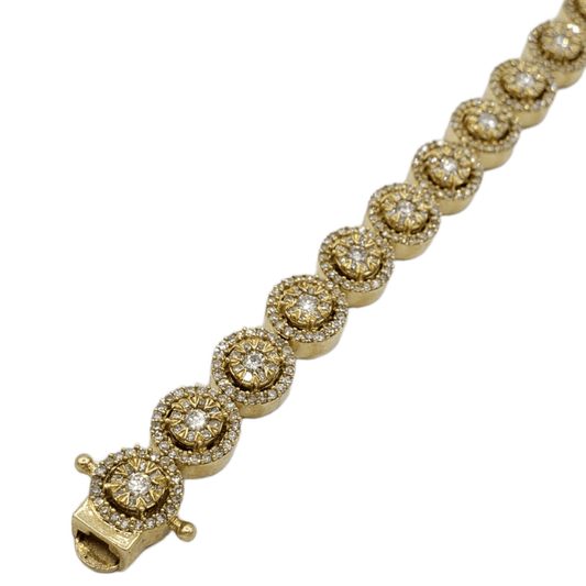 14k Diamond Circle Bracelet #18995